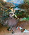 Ballett Tänzerin mit Blumenstrauß Edgar Degas